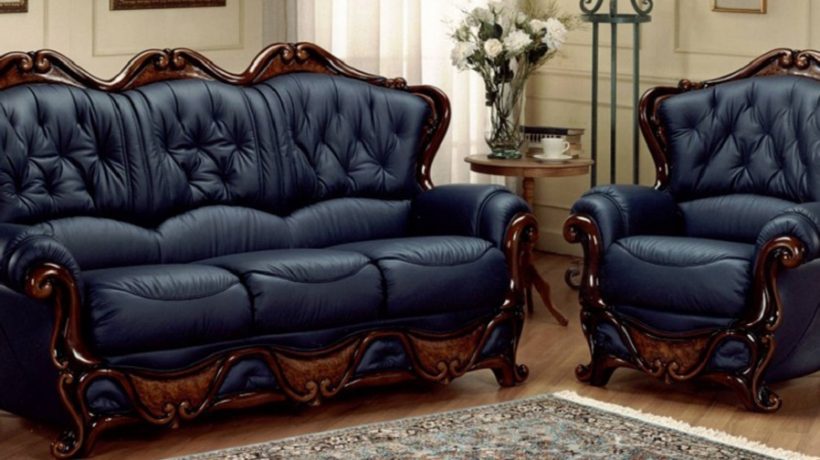 Leather Reupholster Sofa in Dubai