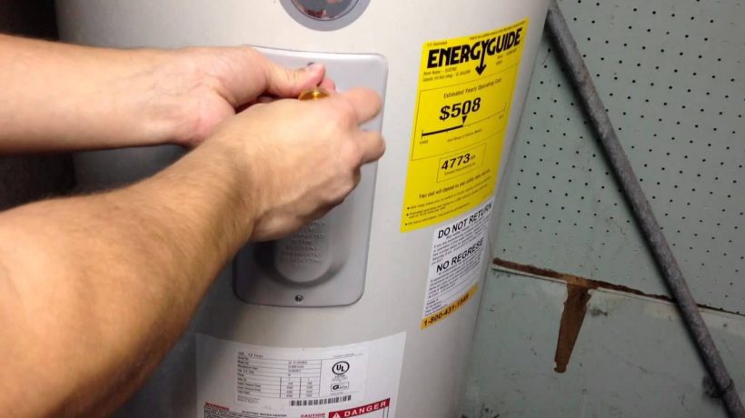 How to clean an electric water heater?