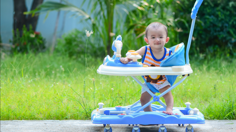 The right age for a baby walker