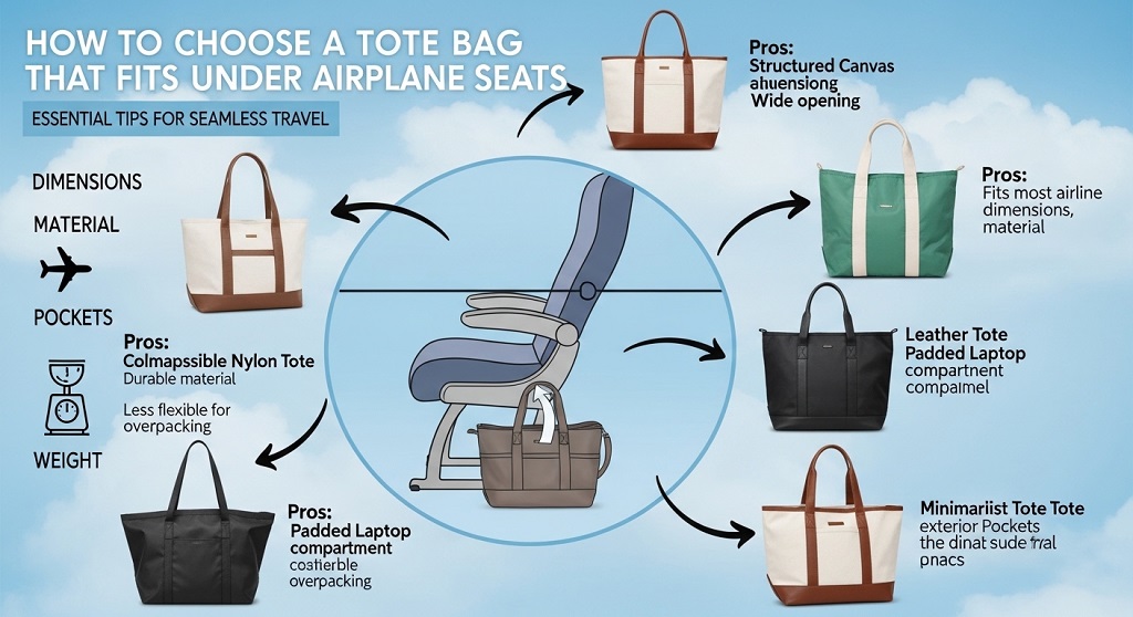 What Are the Standard Airline Size Limits for Under-Seat Tote Bags