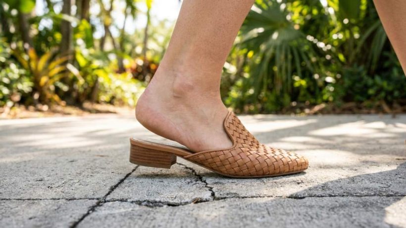 Why Designer Mules Slip at Heel: Miami, FL