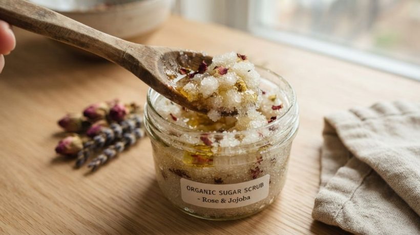 How to Make Sugar Body Scrub Homemade for Sensitive Skin